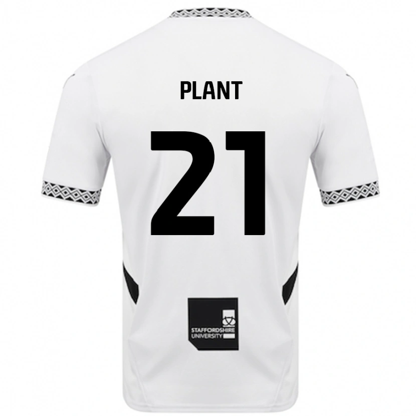 Danxen Kinderen James Plant #21 Wit Thuisshirt Thuistenue 2024/25 T-Shirt