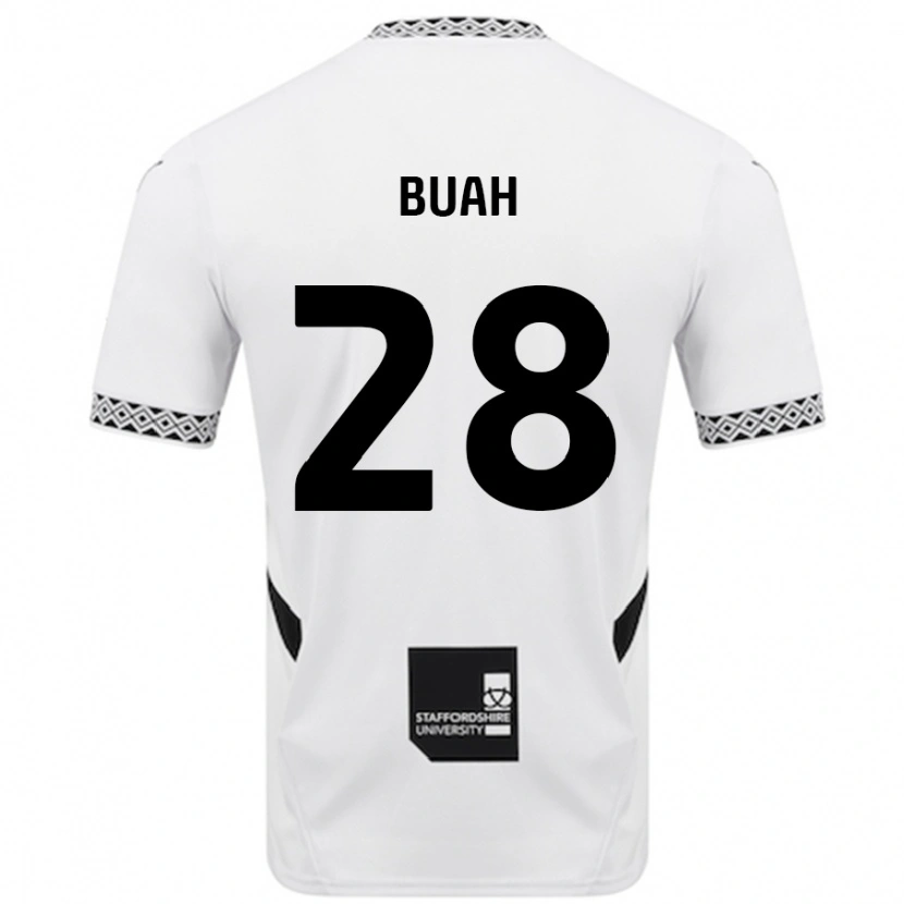 Danxen Kinderen Andrew Buah #28 Wit Thuisshirt Thuistenue 2024/25 T-Shirt