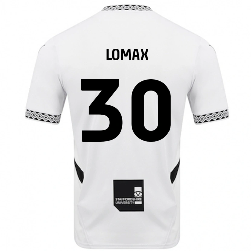 Danxen Kinderen Ben Lomax #30 Wit Thuisshirt Thuistenue 2024/25 T-Shirt