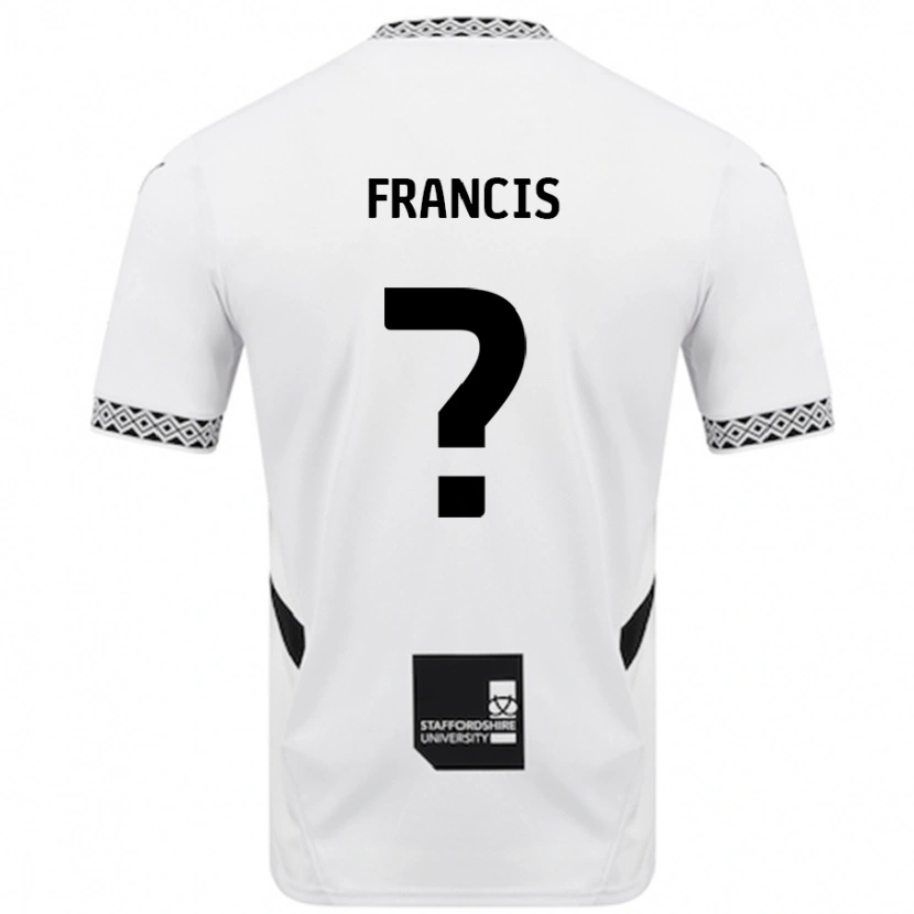 Danxen Kinderen Louis Francis #0 Wit Thuisshirt Thuistenue 2024/25 T-Shirt