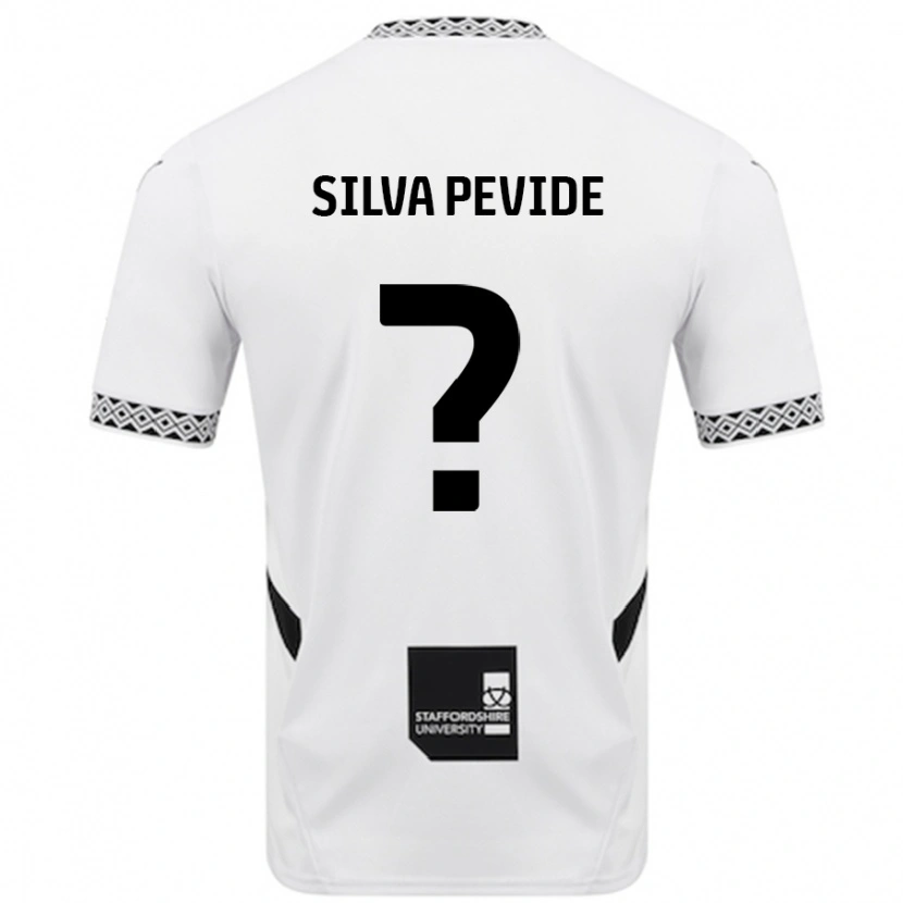 Danxen Kinderen Joao Silva Pevide #0 Wit Thuisshirt Thuistenue 2024/25 T-Shirt