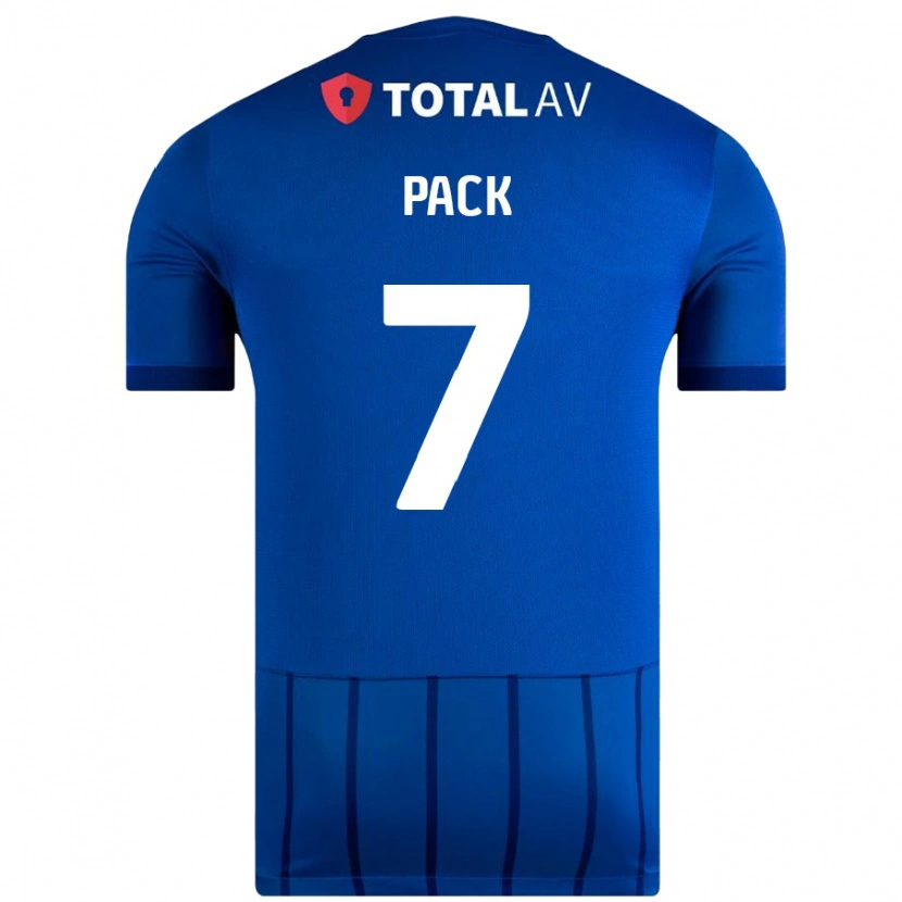 Danxen Kinderen Marlon Pack #7 Blauw Thuisshirt Thuistenue 2024/25 T-Shirt