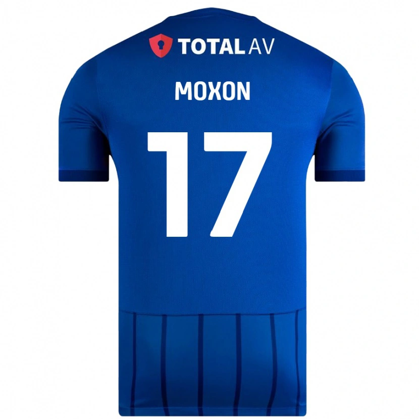 Danxen Kinderen Owen Moxon #17 Blauw Thuisshirt Thuistenue 2024/25 T-Shirt