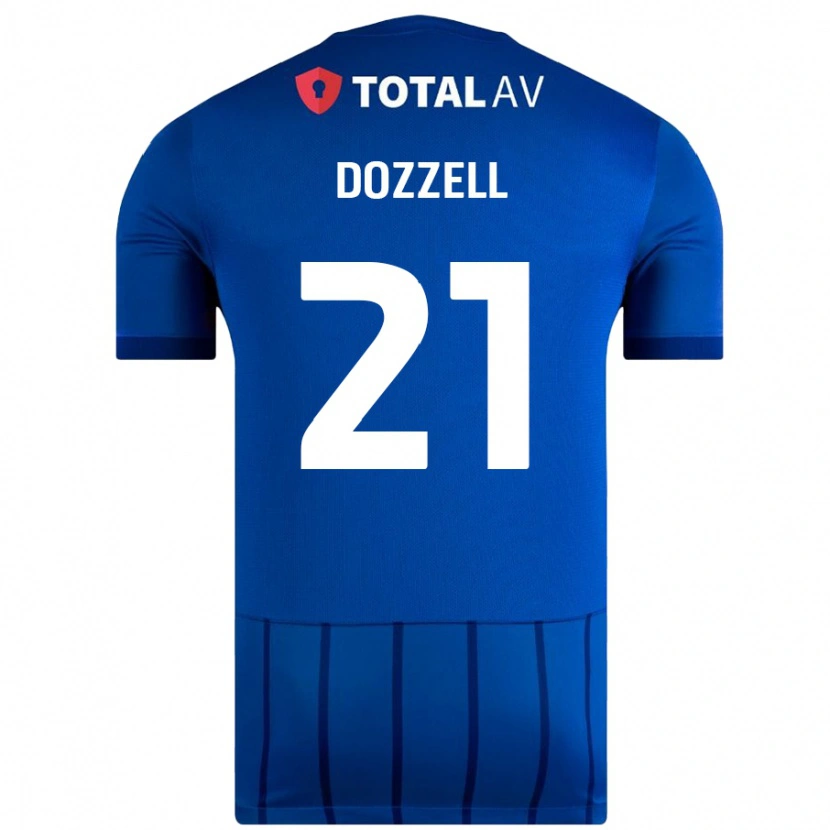 Danxen Kinderen Andre Dozzell #21 Blauw Thuisshirt Thuistenue 2024/25 T-Shirt