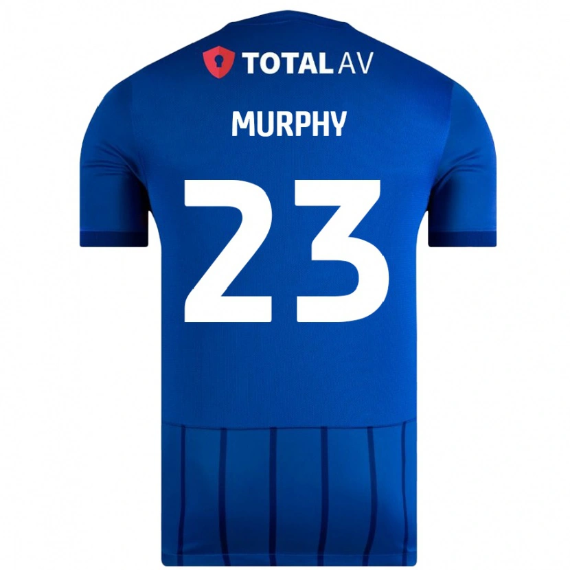 Danxen Kinderen Josh Murphy #23 Blauw Thuisshirt Thuistenue 2024/25 T-Shirt