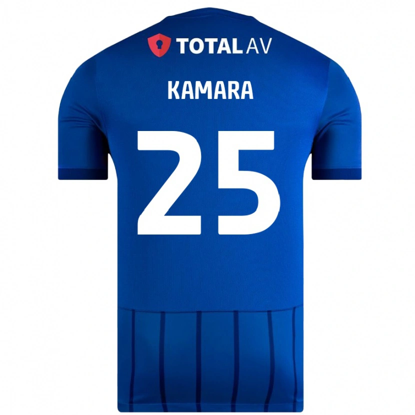 Danxen Kinderen Abdoulaye Kamara #25 Blauw Thuisshirt Thuistenue 2024/25 T-Shirt