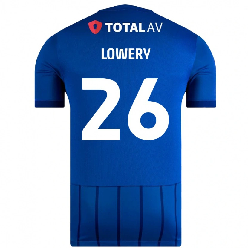 Danxen Kinderen Tom Lowery #26 Blauw Thuisshirt Thuistenue 2024/25 T-Shirt