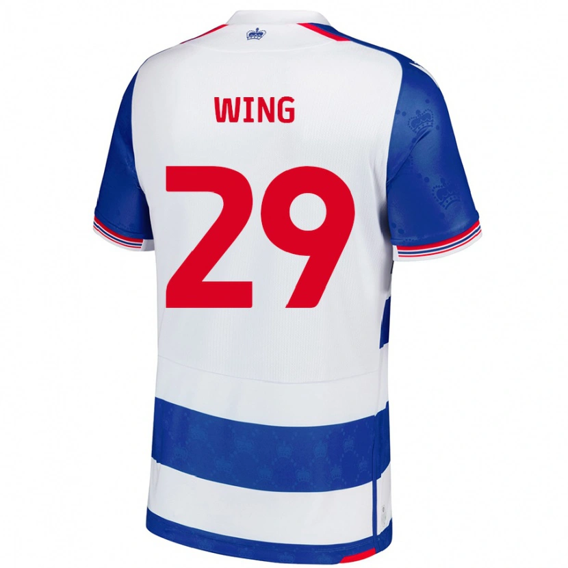 Danxen Kinderen Lewis Wing #29 Blauw Wit Thuisshirt Thuistenue 2024/25 T-Shirt