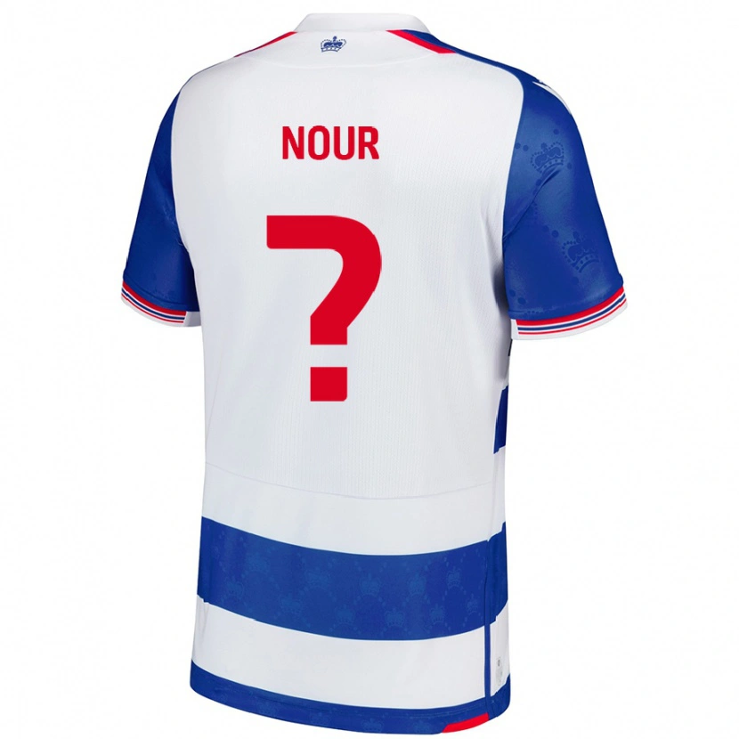 Danxen Kinderen Aaron Nour #0 Blauw Wit Thuisshirt Thuistenue 2024/25 T-Shirt