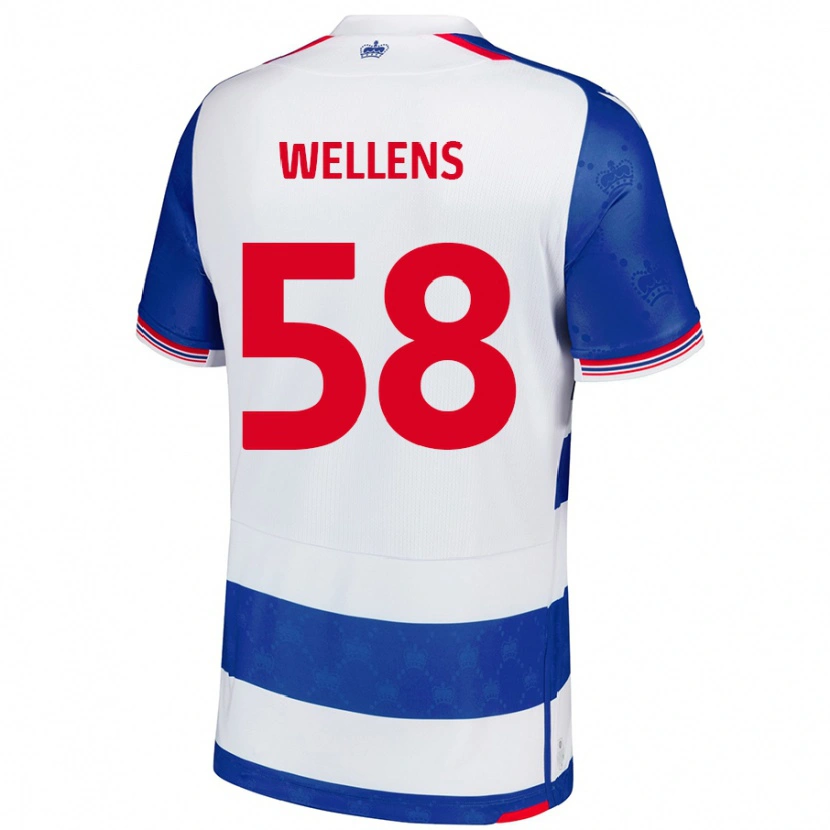 Danxen Kinderen Charlie Wellens #58 Blauw Wit Thuisshirt Thuistenue 2024/25 T-Shirt