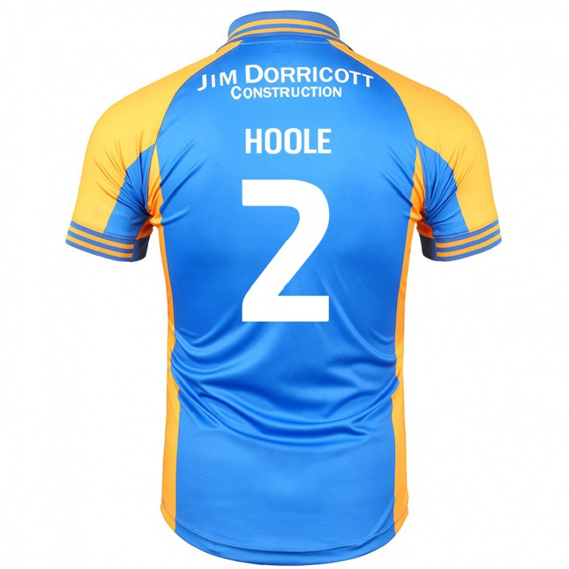 Danxen Kinderen Luca Hoole #2 Blauw Amber Thuisshirt Thuistenue 2024/25 T-Shirt