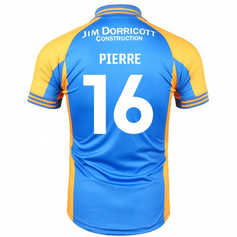 Danxen Kinderen Aaron Pierre #16 Blauw Amber Thuisshirt Thuistenue 2024/25 T-Shirt