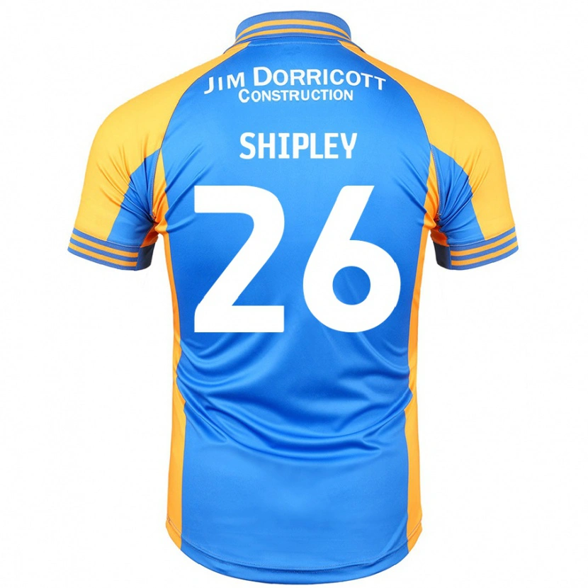 Danxen Kinderen Jordan Shipley #26 Blauw Amber Thuisshirt Thuistenue 2024/25 T-Shirt