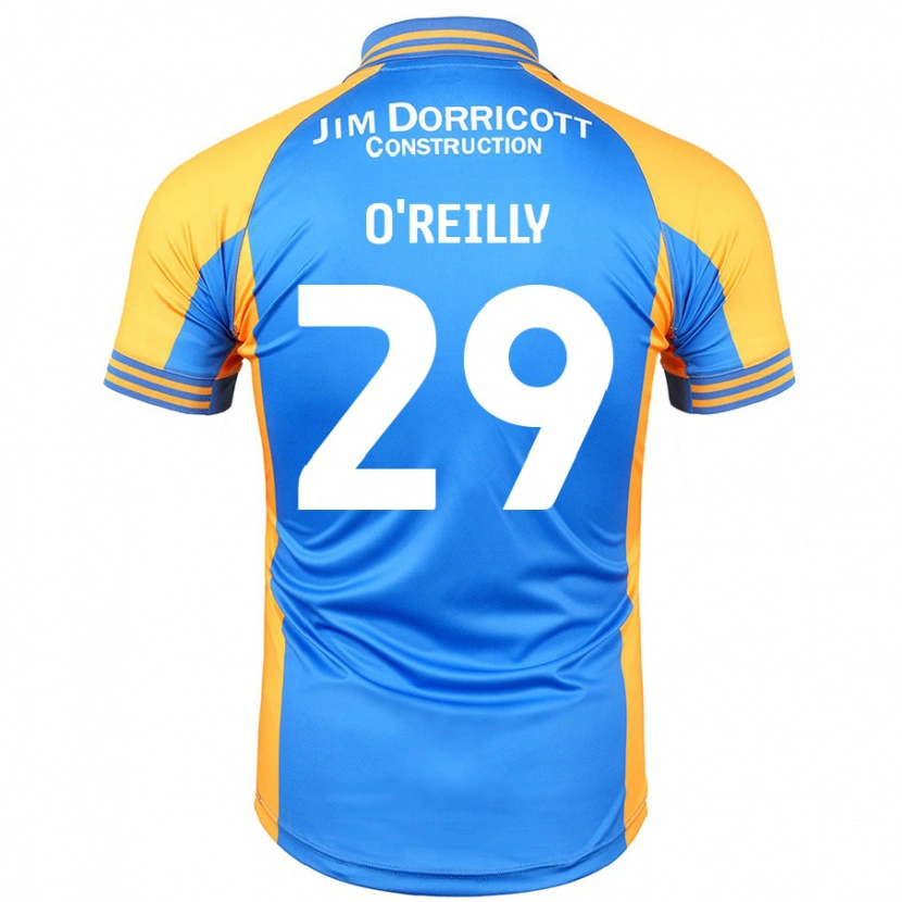 Danxen Kinderen Tommi O'reilly #29 Blauw Amber Thuisshirt Thuistenue 2024/25 T-Shirt