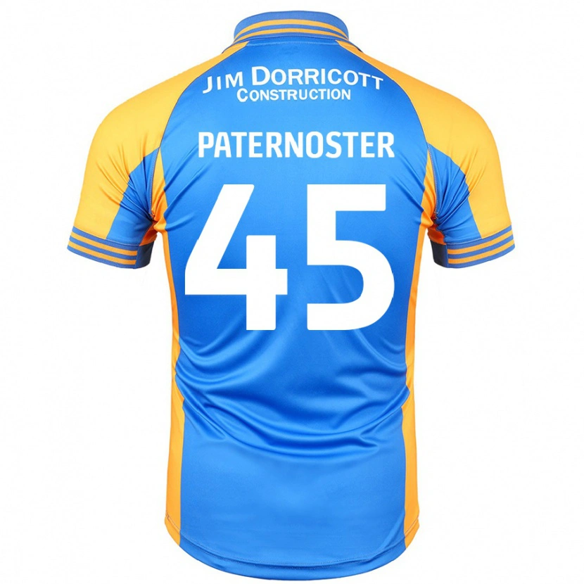 Danxen Kinderen Vladimir Paternoster #45 Blauw Amber Thuisshirt Thuistenue 2024/25 T-Shirt