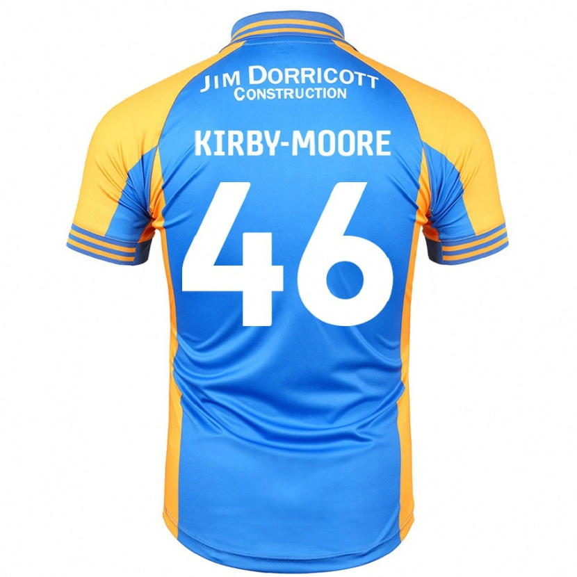 Danxen Kinderen Harvey Kirby-Moore #46 Blauw Amber Thuisshirt Thuistenue 2024/25 T-Shirt