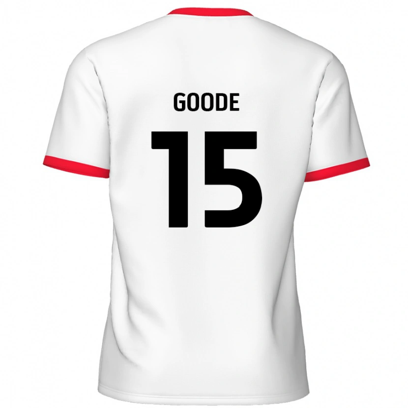 Danxen Kinderen Charlie Goode #15 Wit Rood Thuisshirt Thuistenue 2024/25 T-Shirt