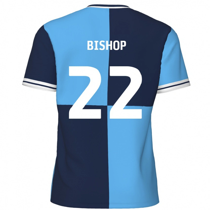 Danxen Kinderen Nathan Bishop #22 Hemelsblauw Donkerblauw Thuisshirt Thuistenue 2024/25 T-Shirt