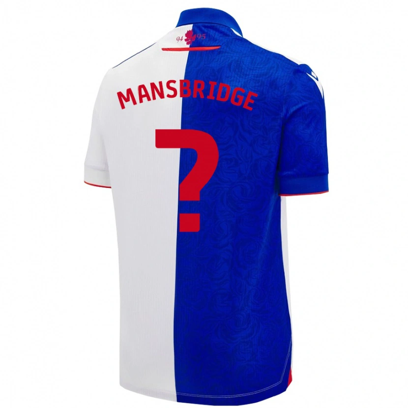 Danxen Kinderen Tyler Mansbridge #0 Hemelsblauw Wit Thuisshirt Thuistenue 2024/25 T-Shirt