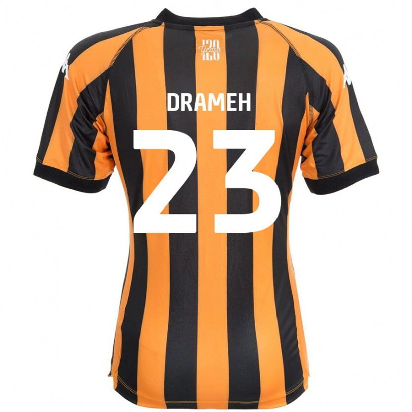 Danxen Kinderen Cody Drameh #23 Zwart Amber Thuisshirt Thuistenue 2024/25 T-Shirt