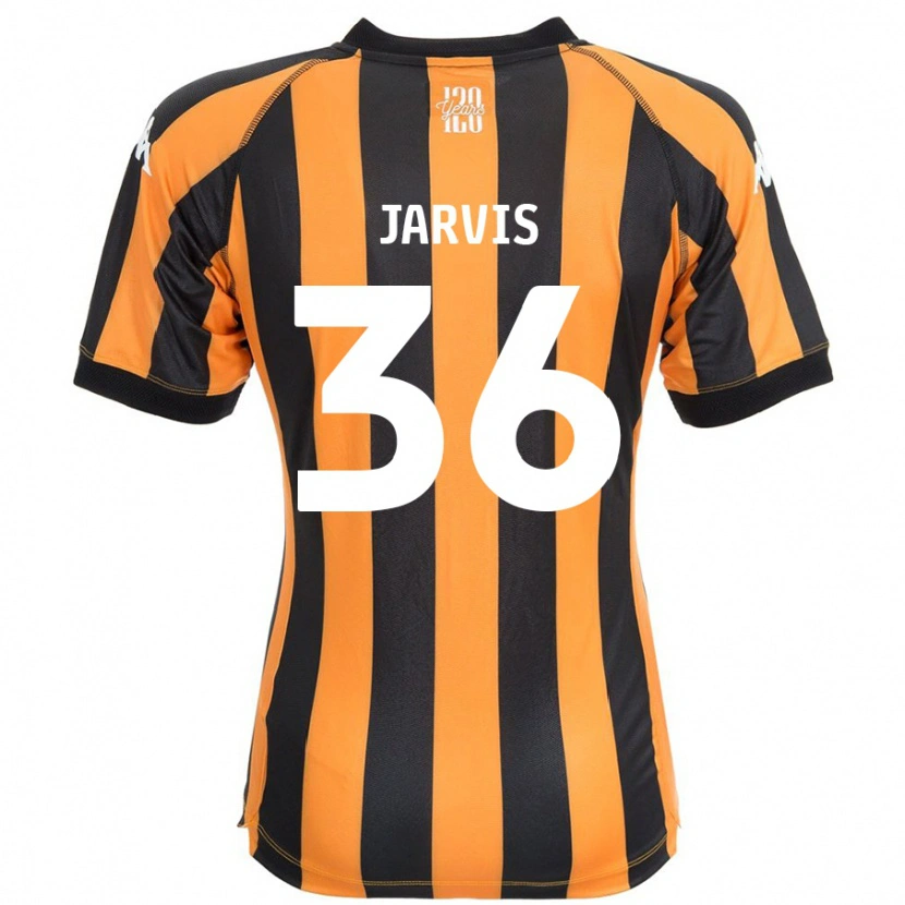 Danxen Kinderen Will Jarvis #36 Zwart Amber Thuisshirt Thuistenue 2024/25 T-Shirt