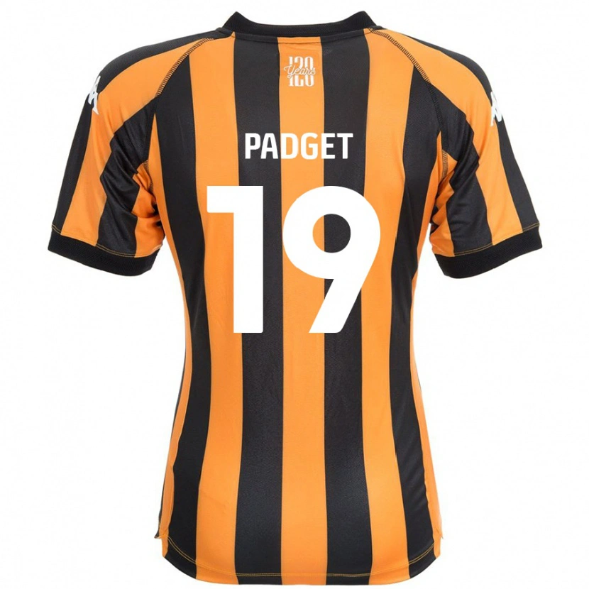 Danxen Kinderen Bethany Padget #19 Zwart Amber Thuisshirt Thuistenue 2024/25 T-Shirt