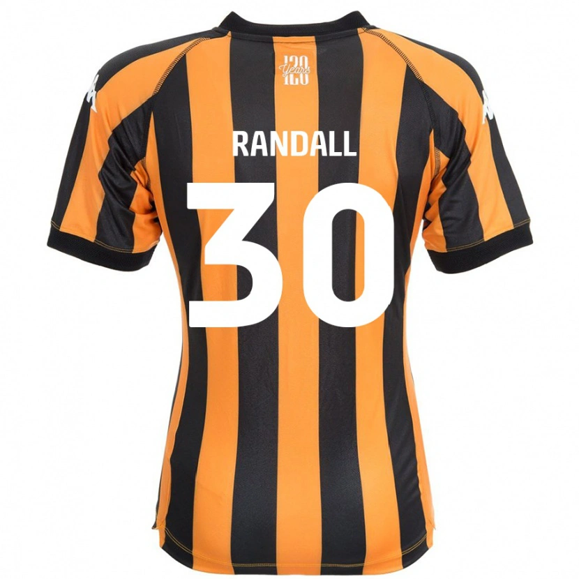 Danxen Kinderen Jennifer Randall #30 Zwart Amber Thuisshirt Thuistenue 2024/25 T-Shirt