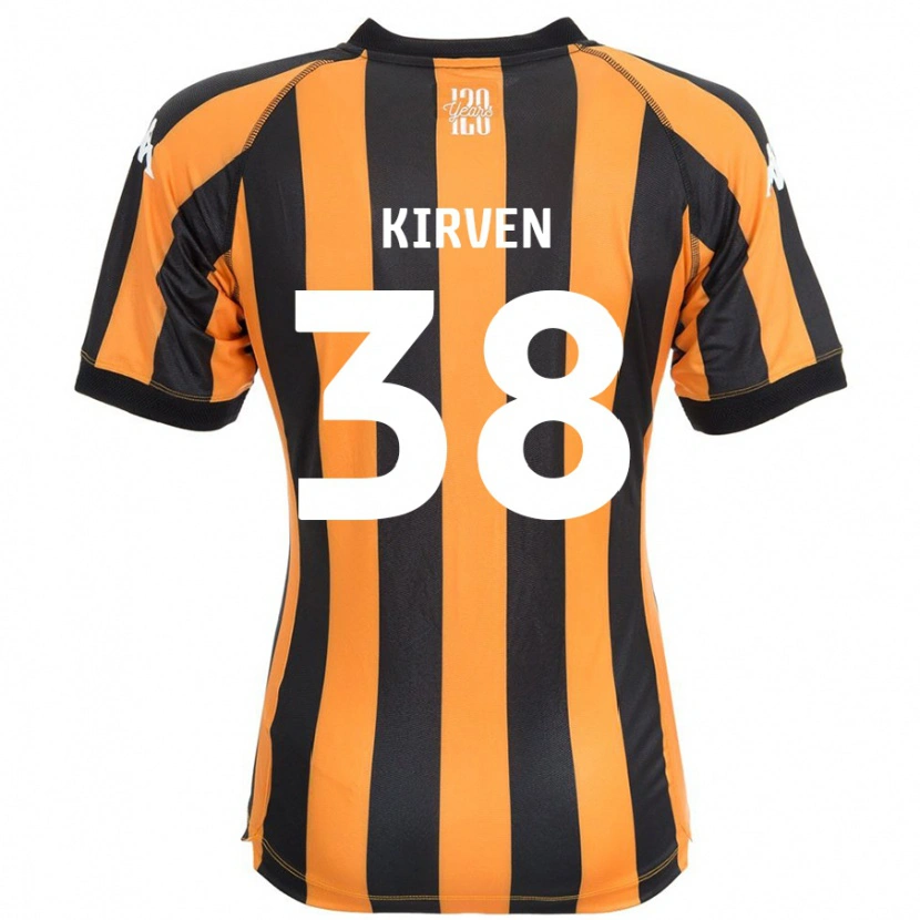 Danxen Kinderen Tess Kirven #38 Zwart Amber Thuisshirt Thuistenue 2024/25 T-Shirt