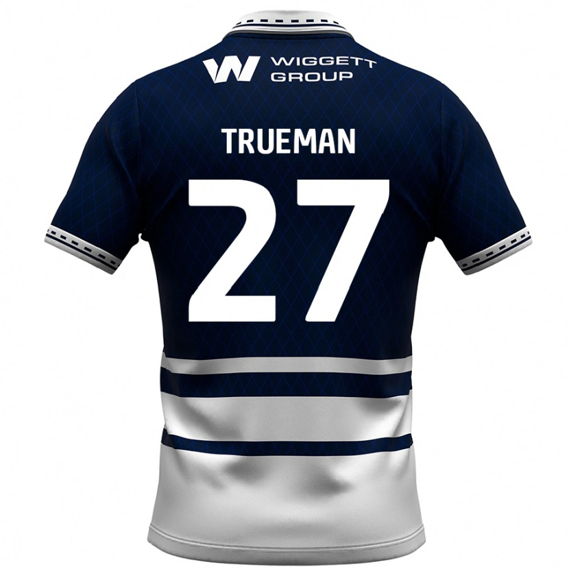 Danxen Kinderen Connal Trueman #27 Marineblauw Wit Thuisshirt Thuistenue 2024/25 T-Shirt