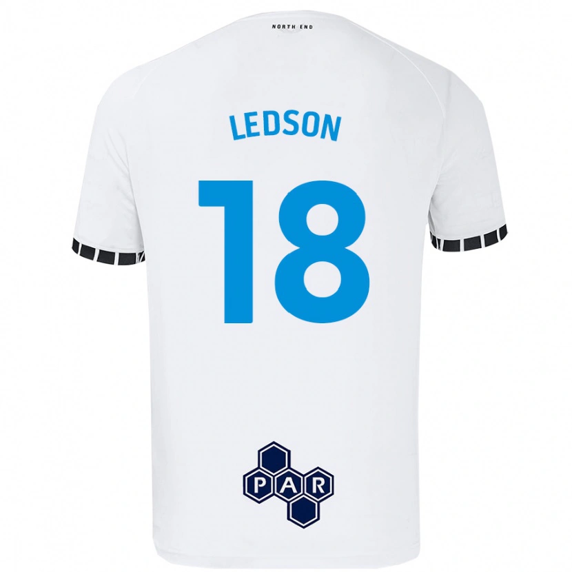 Danxen Kinderen Ryan Ledson #18 Wit Thuisshirt Thuistenue 2024/25 T-Shirt