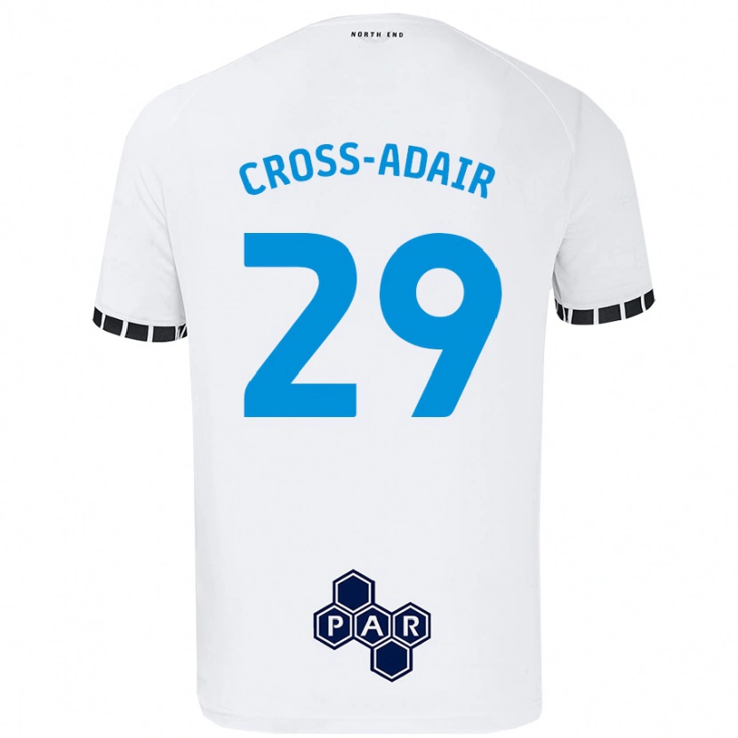 Danxen Kinderen Finlay Cross-Adair #29 Wit Thuisshirt Thuistenue 2024/25 T-Shirt