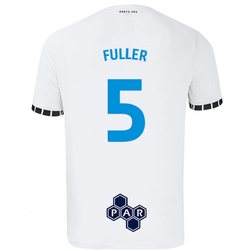 Danxen Kinderen Olivia Fuller #5 Wit Thuisshirt Thuistenue 2024/25 T-Shirt