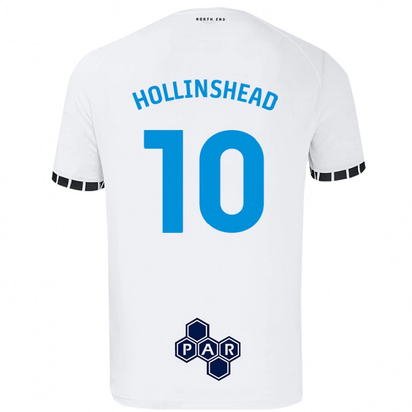 Danxen Kinderen Emily Hollinshead #10 Wit Thuisshirt Thuistenue 2024/25 T-Shirt