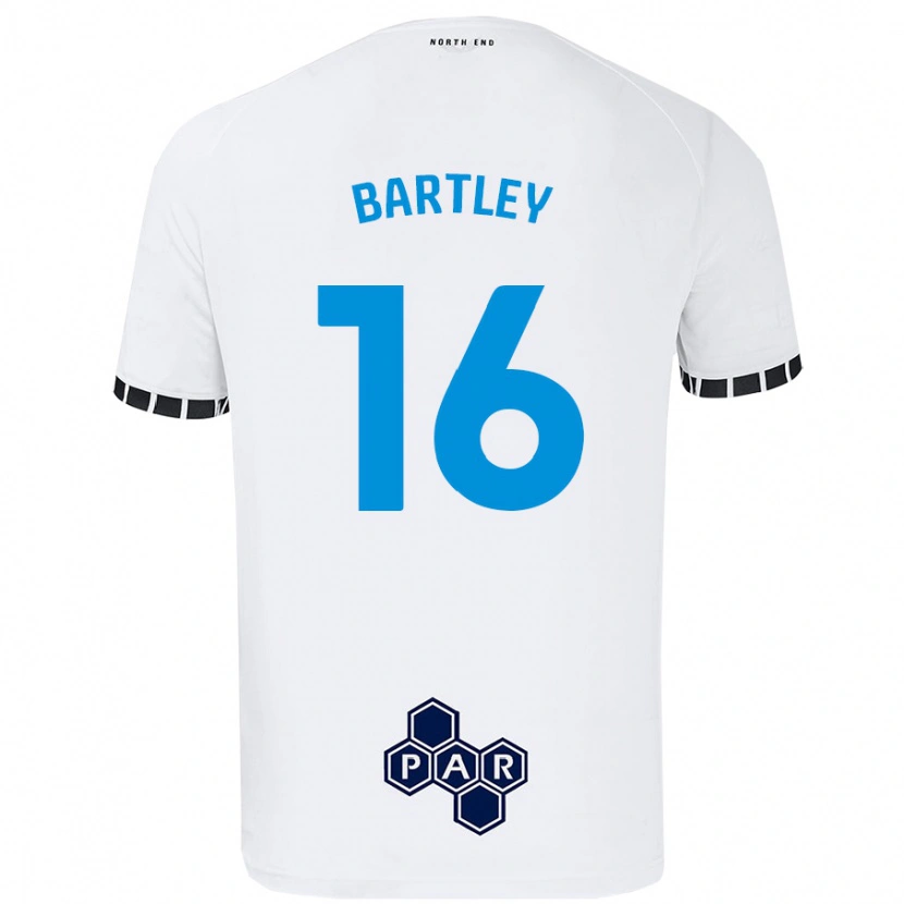 Danxen Kinderen Melanie Bartley #16 Wit Thuisshirt Thuistenue 2024/25 T-Shirt