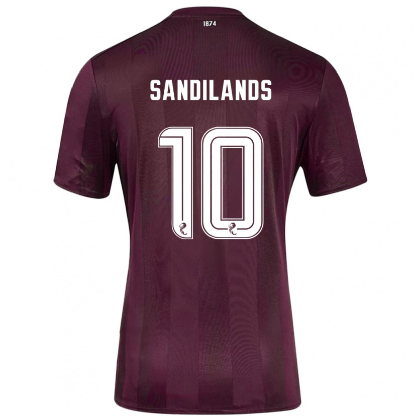 Danxen Kinderen Callum Sandilands #10 Bordeauxrood Thuisshirt Thuistenue 2024/25 T-Shirt