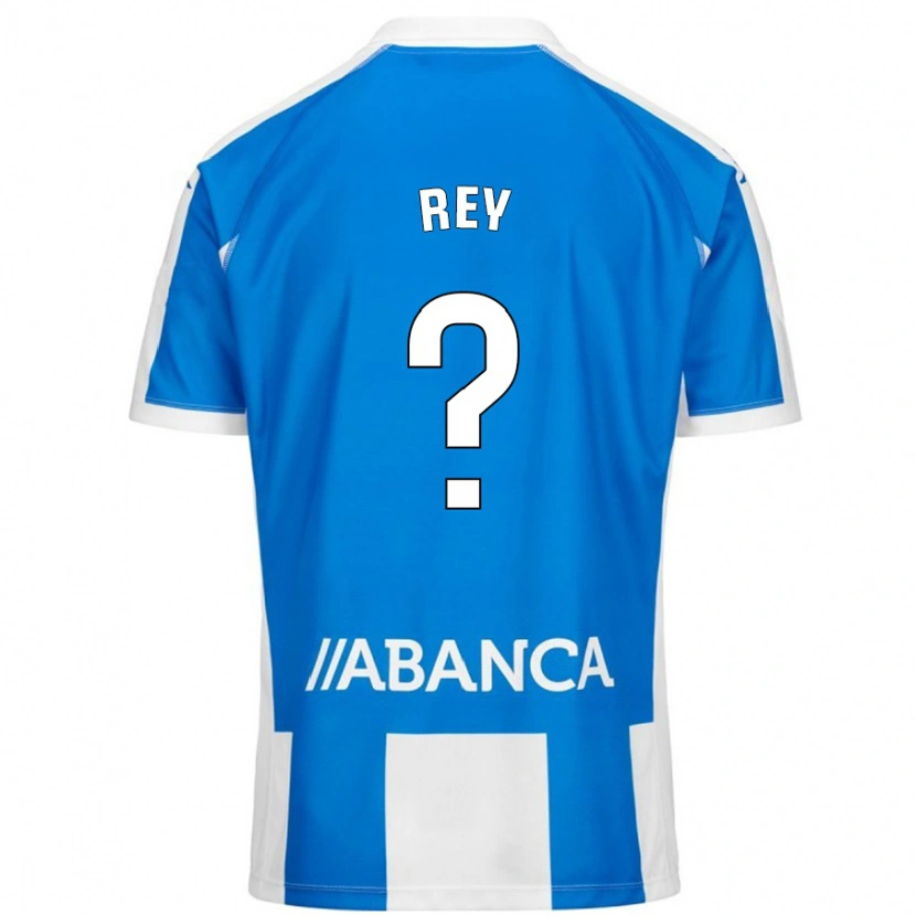 Danxen Kinderen José Rey #0 Blauw Wit Thuisshirt Thuistenue 2024/25 T-Shirt