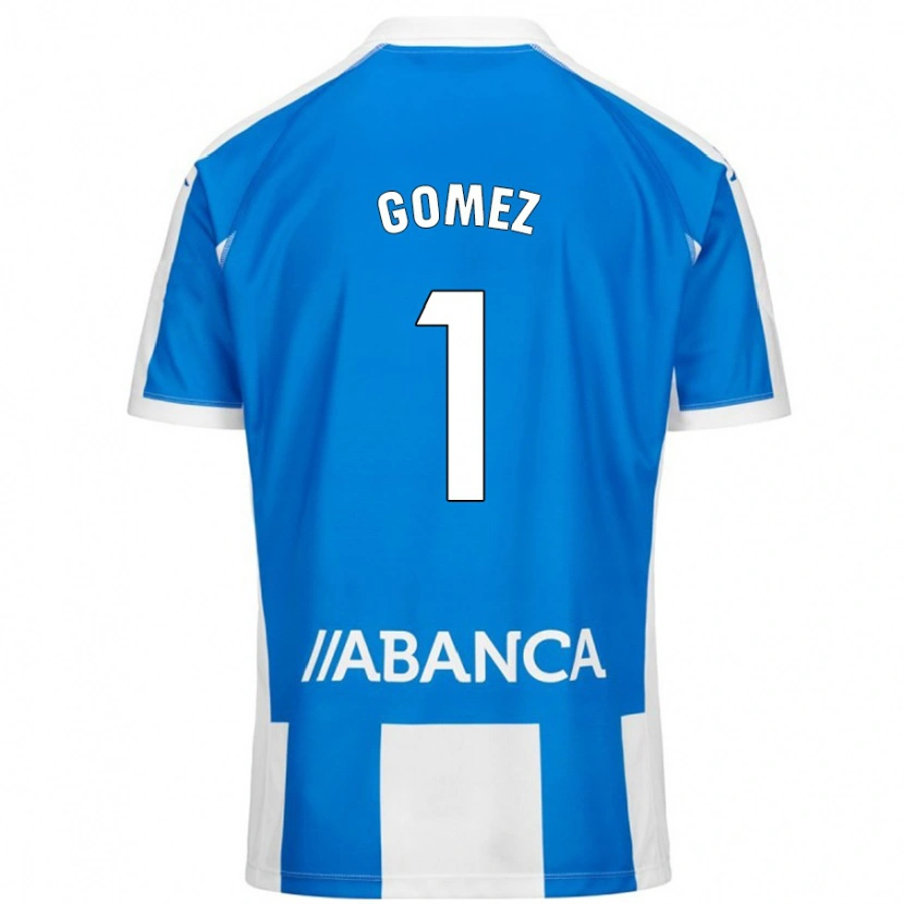 Danxen Kinderen Yohana Gómez #1 Blauw Wit Thuisshirt Thuistenue 2024/25 T-Shirt