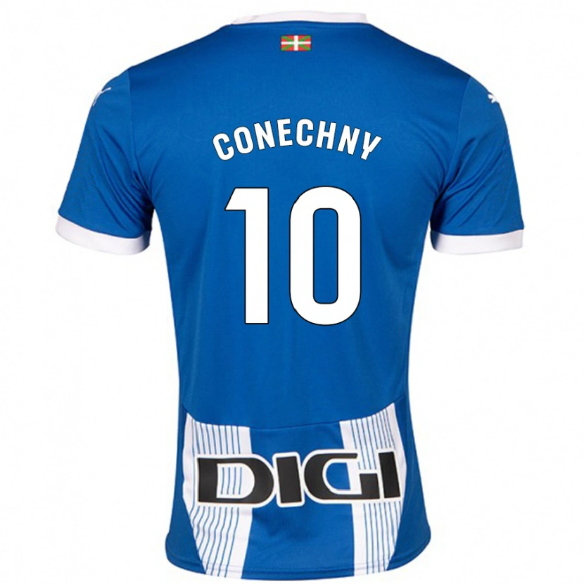 Danxen Kinderen Tomás Conechny #10 Blauw Thuisshirt Thuistenue 2024/25 T-Shirt