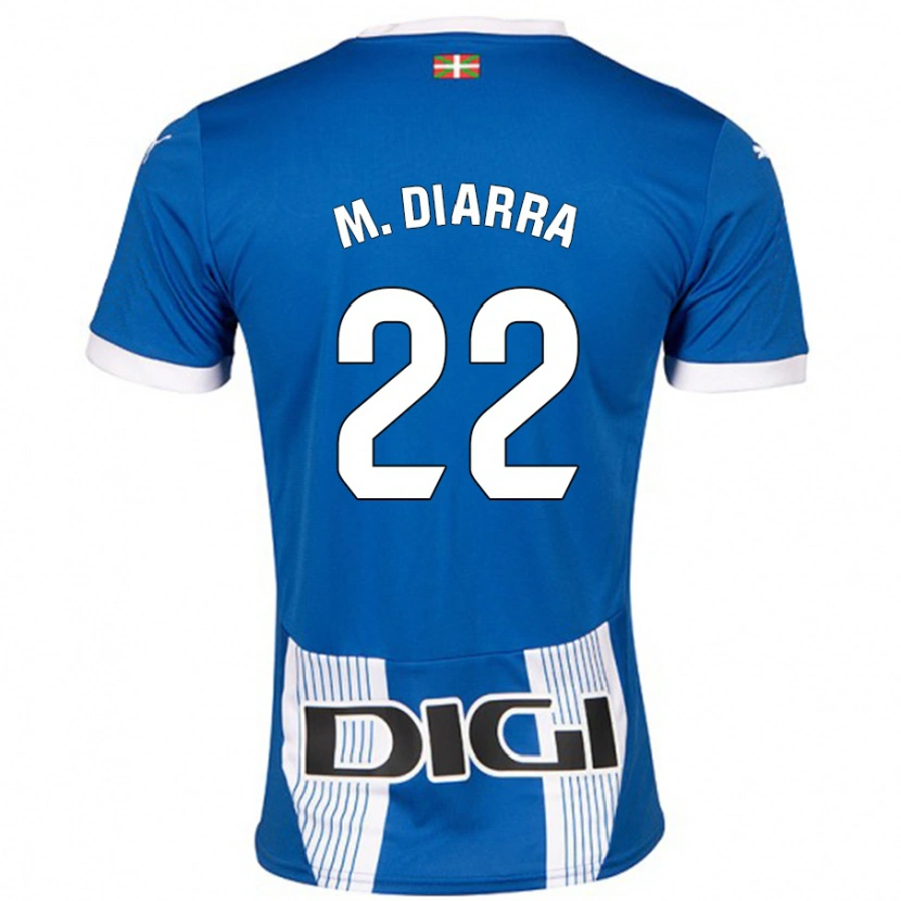 Danxen Kinderen Moussa Diarra #22 Blauw Thuisshirt Thuistenue 2024/25 T-Shirt