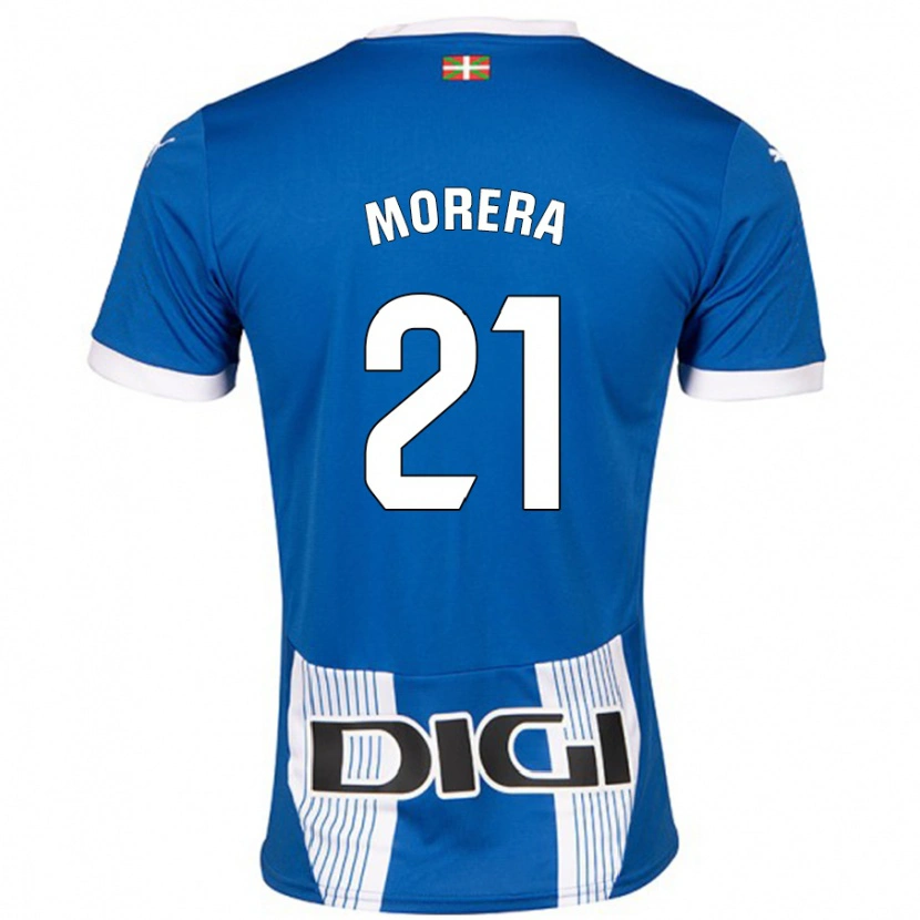 Danxen Kinderen Carla Morera #21 Blauw Thuisshirt Thuistenue 2024/25 T-Shirt