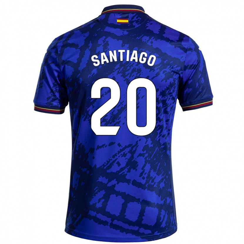 Danxen Kinderen Yellu Santiago #20 Donkerder Blauw Thuisshirt Thuistenue 2024/25 T-Shirt