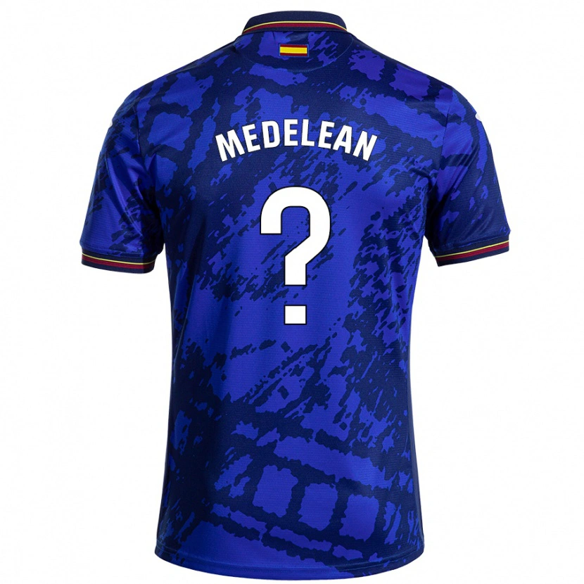 Danxen Kinderen Valentin Medelean #0 Donkerder Blauw Thuisshirt Thuistenue 2024/25 T-Shirt