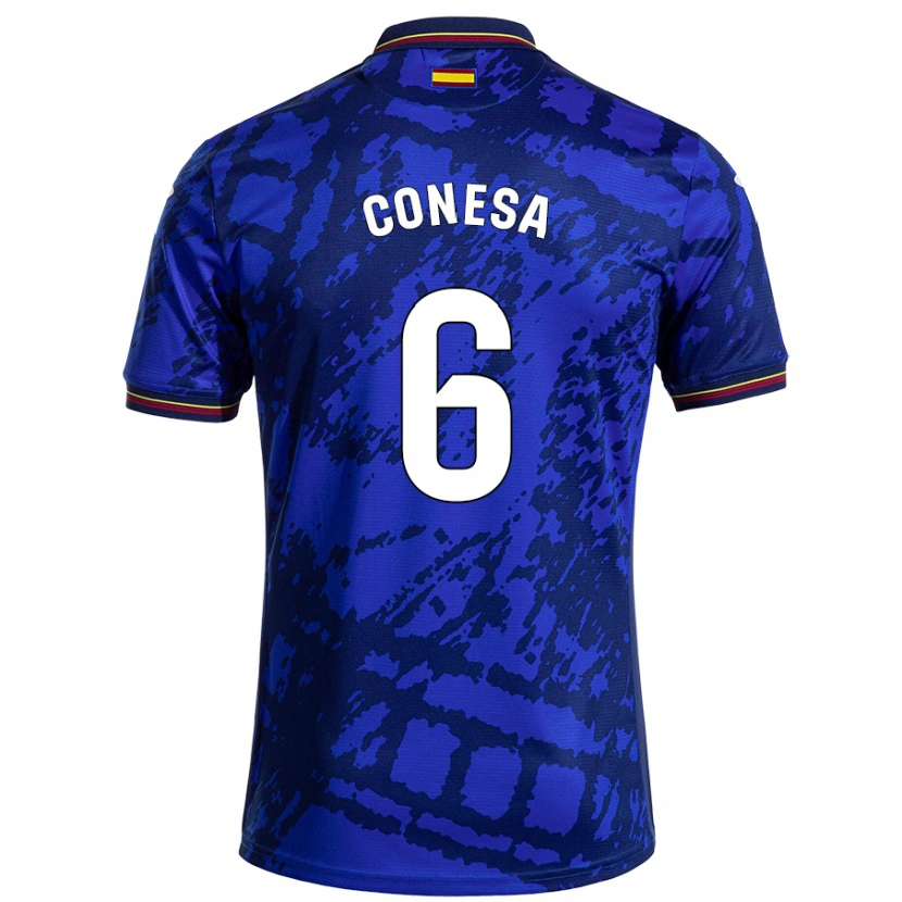 Danxen Kinderen Nico Conesa #6 Donkerder Blauw Thuisshirt Thuistenue 2024/25 T-Shirt