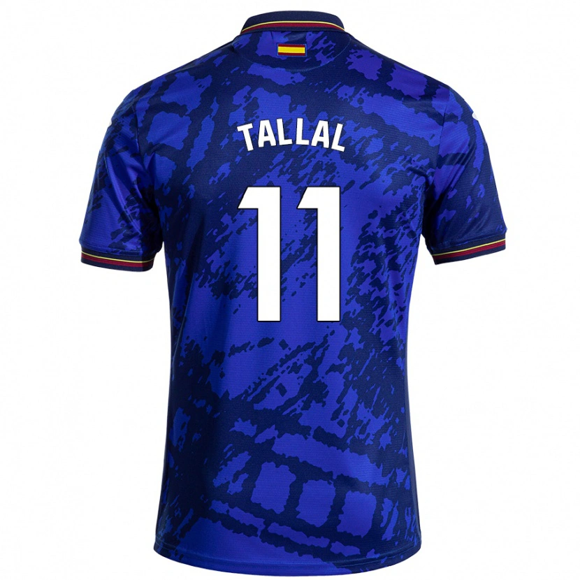 Danxen Kinderen Yassin Tallal #11 Donkerder Blauw Thuisshirt Thuistenue 2024/25 T-Shirt