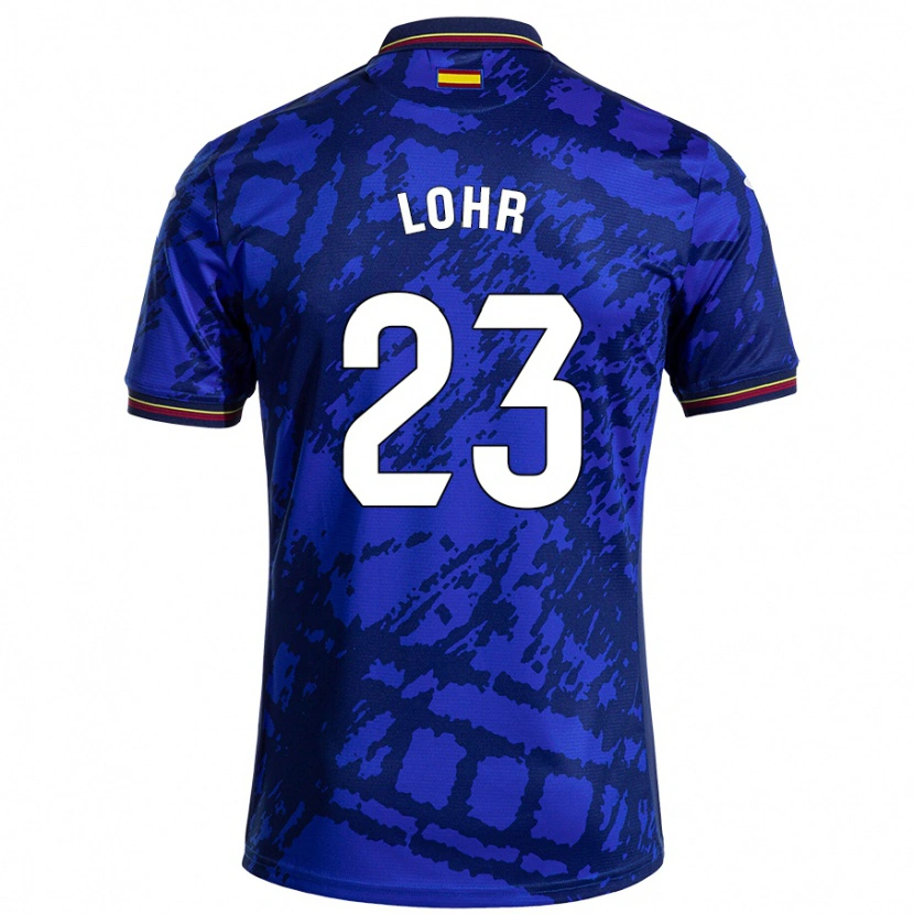 Danxen Kinderen Luca Lohr #23 Donkerder Blauw Thuisshirt Thuistenue 2024/25 T-Shirt