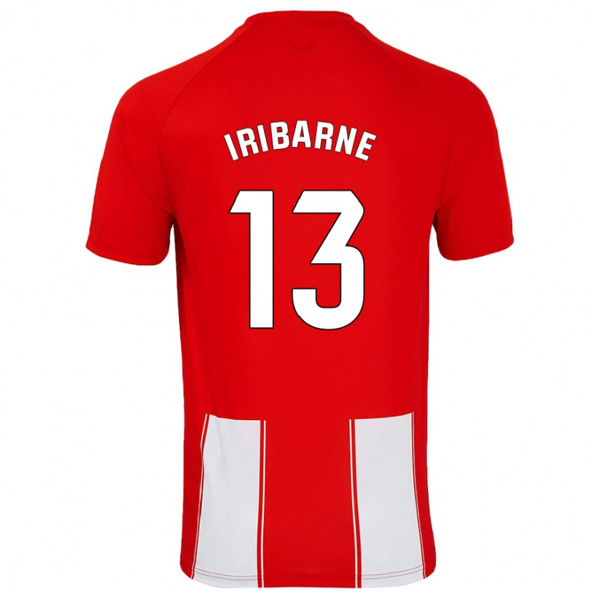 Danxen Kinderen Bruno Iribarne #13 Rood Wit Thuisshirt Thuistenue 2024/25 T-Shirt