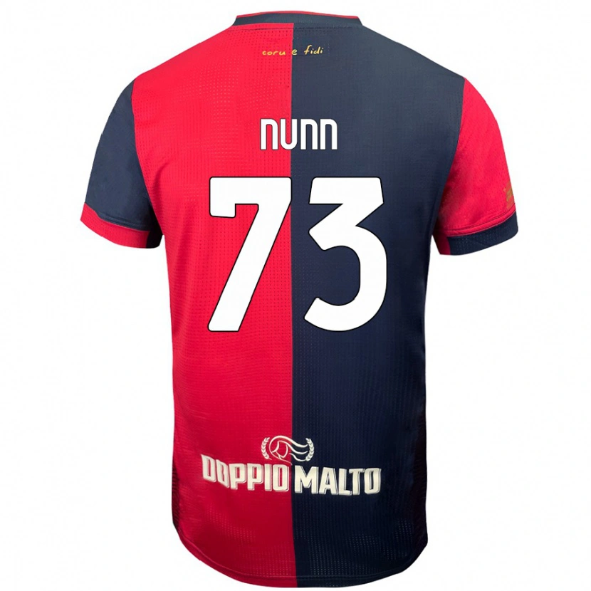 Danxen Kinderen Jack Nunn #73 Rood Donkerder Blauw Thuisshirt Thuistenue 2024/25 T-Shirt