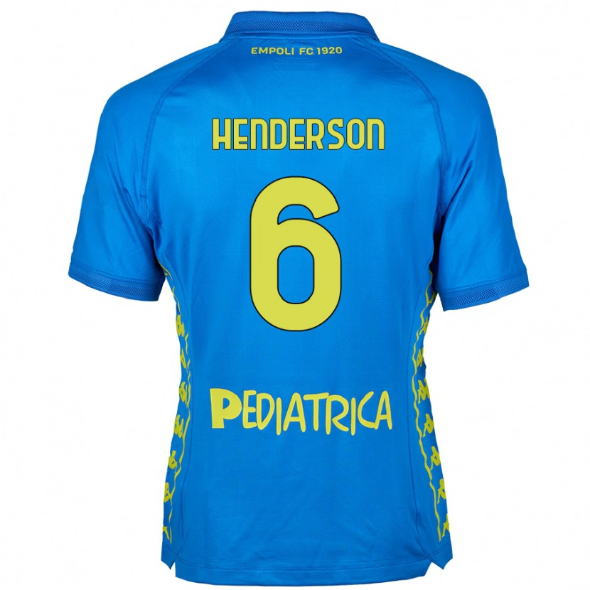 Danxen Kinderen Liam Henderson #6 Blauw Thuisshirt Thuistenue 2024/25 T-Shirt