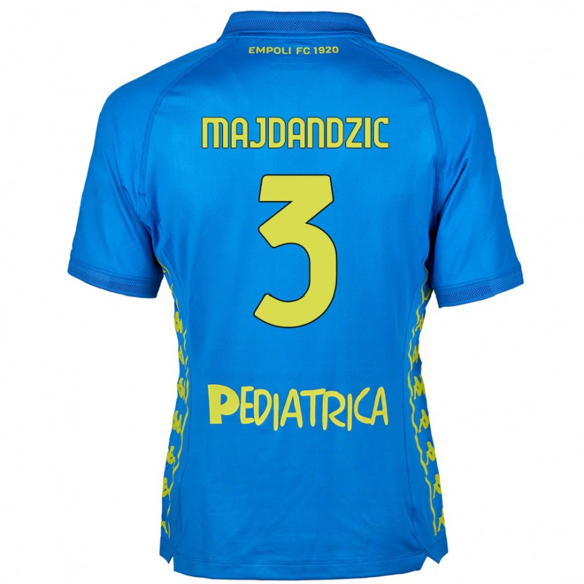 Danxen Kinderen Patrik Majdandzic #3 Blauw Thuisshirt Thuistenue 2024/25 T-Shirt