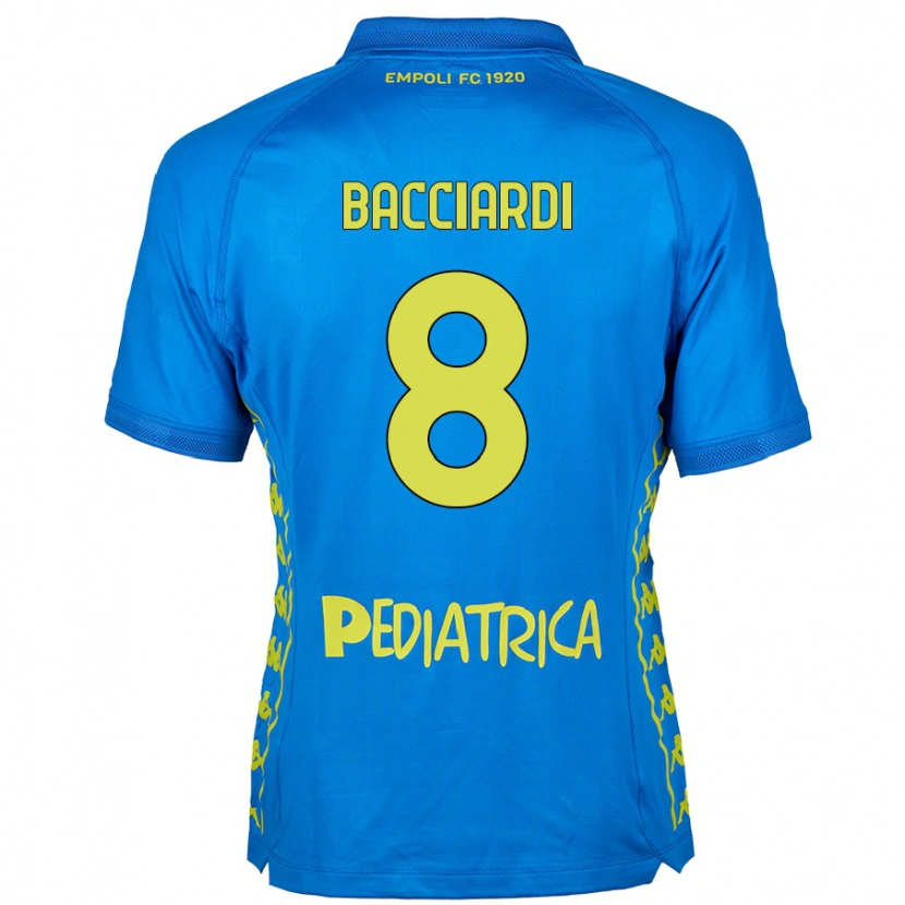 Danxen Kinderen Andrea Bacciardi #8 Blauw Thuisshirt Thuistenue 2024/25 T-Shirt